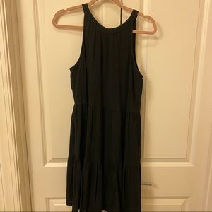 Old Navy Black Tiered Sleeveless Swing Dress